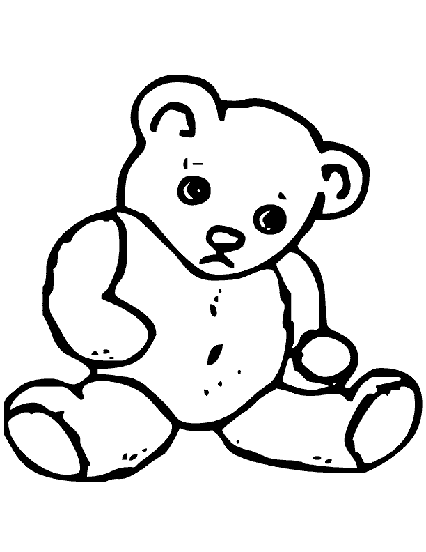 Bear Coloring Pages (5) - Coloring Kids