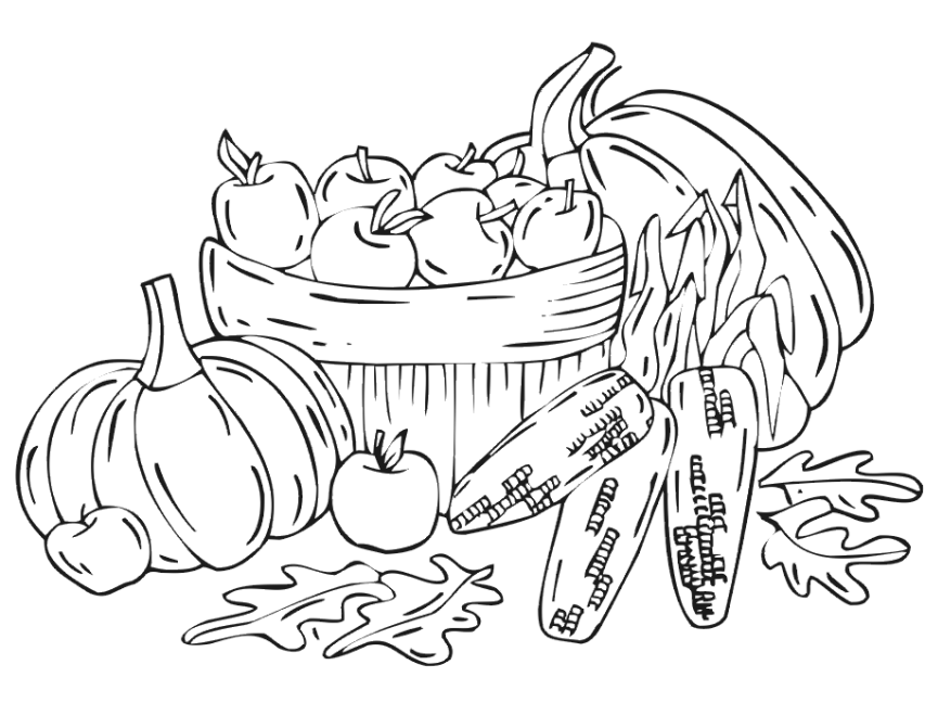 Fall Color Pages Printable | Other | Kids Coloring Pages Printable