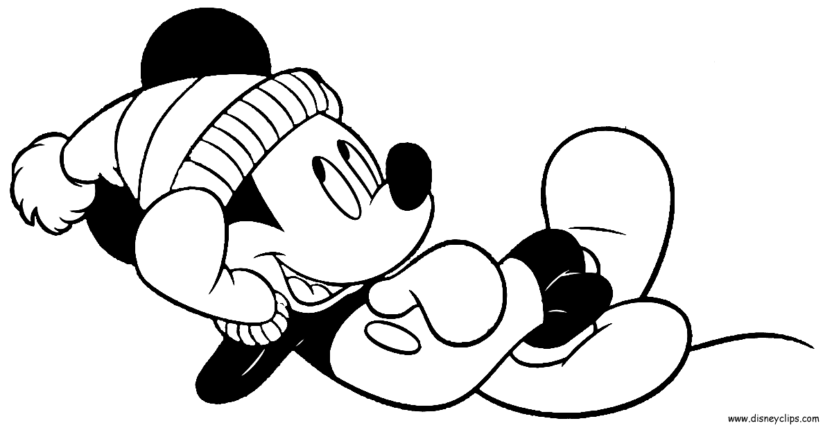 Mickey Mouse and friends Coloring Pages 6 - Disney Coloring Book