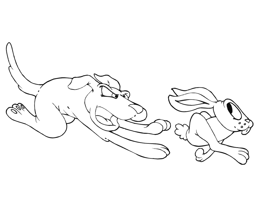 rabbit go home coloring pages - photo #11