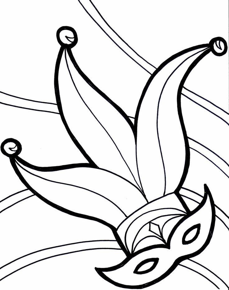 Coloring Pages Mardi Gras - Coloring Home