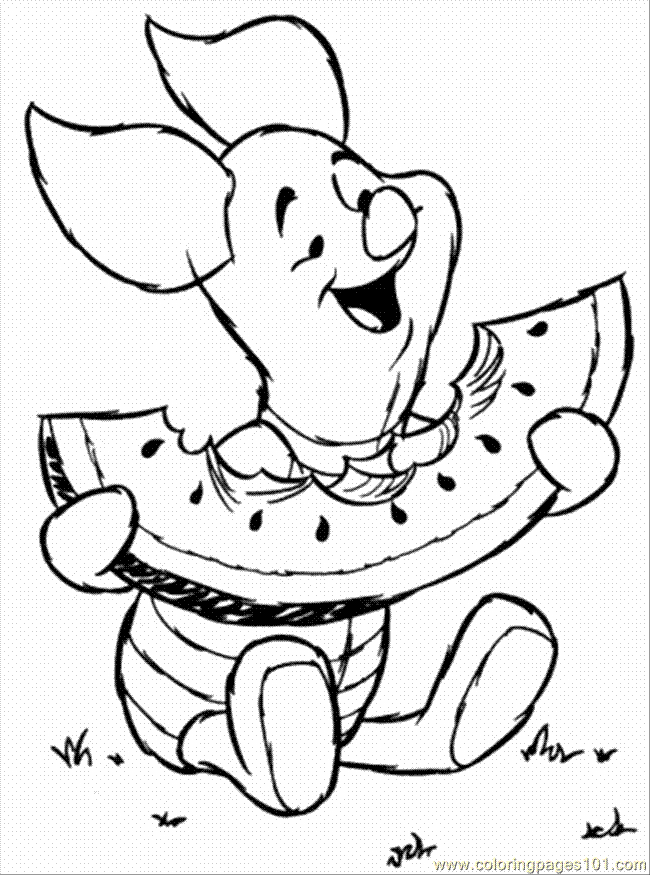 winnie the pooh cartoons Colouring Pages