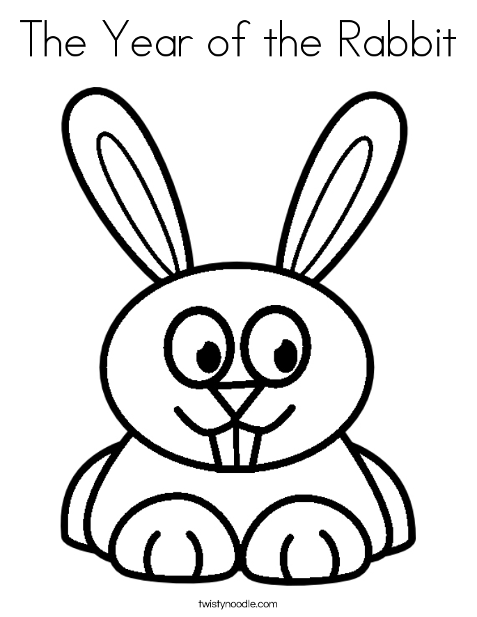 Rabbit Coloring Pages Printable - Coloring Home