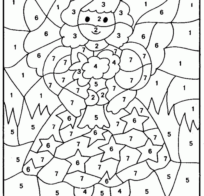 Numbered Coloring Pages - Coloring Home