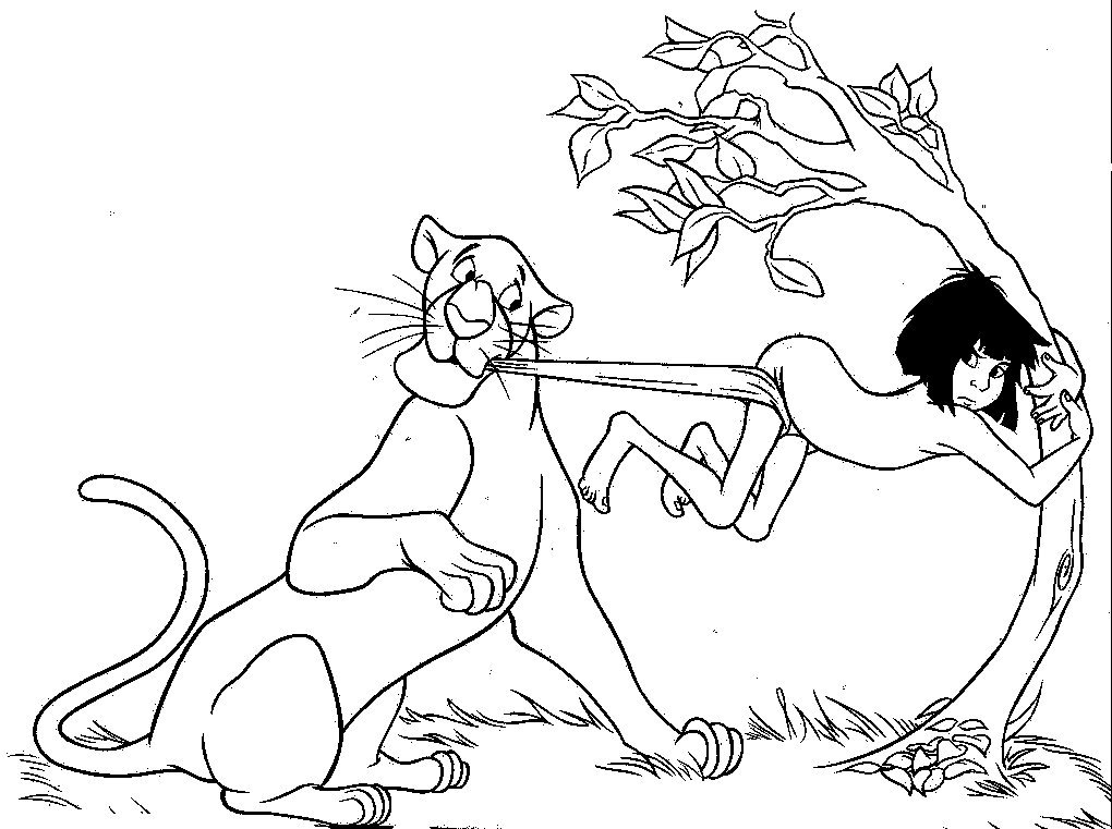 Disney Jungle Book Coloring Pages - Coloring Home