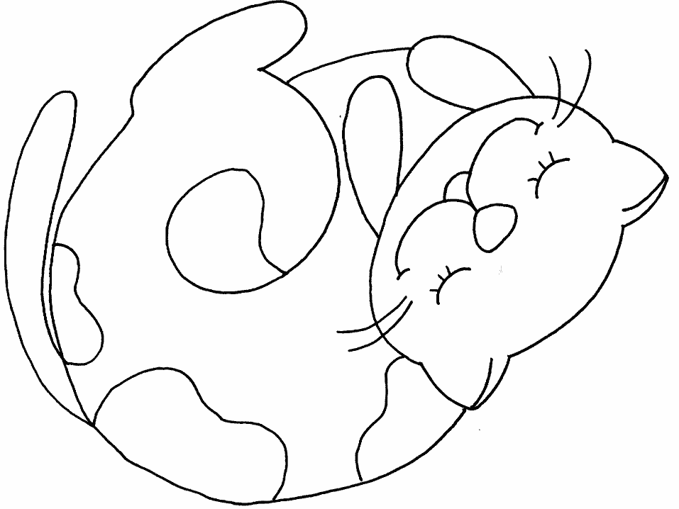 Siamese Cat Cartoon - Coloring Home