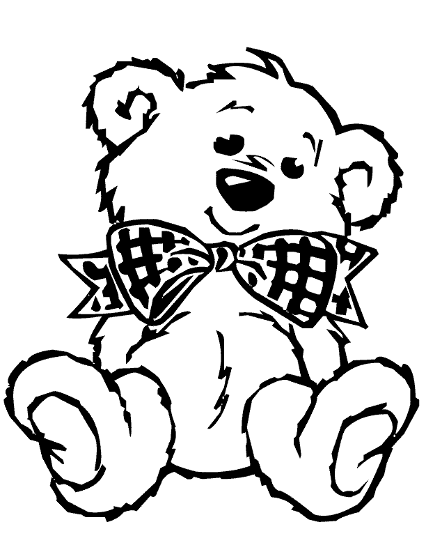 Movie Adaptations: Teddy Bear Coloring Pages