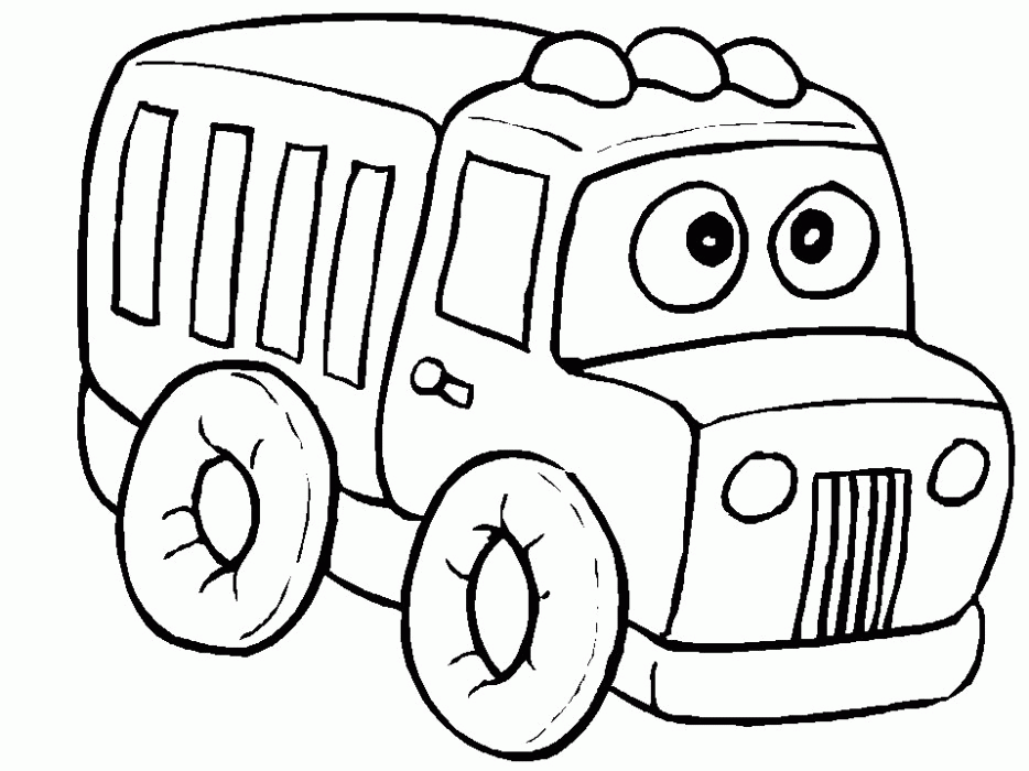 Semi Truck Coloring Pages - Free Coloring Pages For KidsFree 
