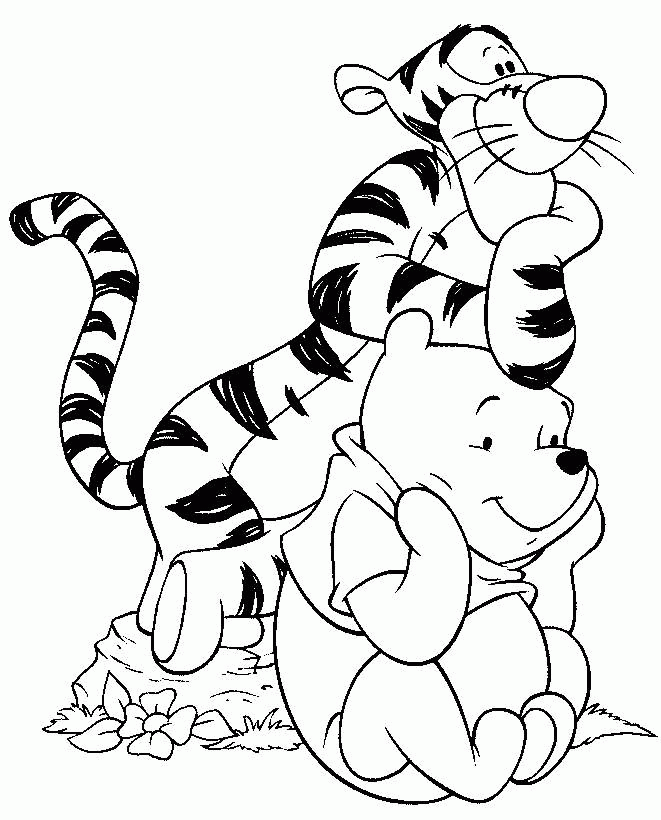 Disney Coloring Pages Page 18: Disney Cartoon Characters Coloring 