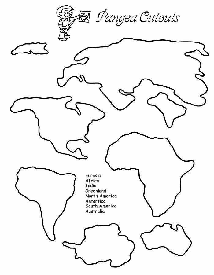 Continents Free Printables
