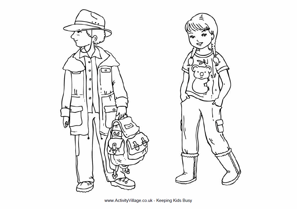 australian sports Colouring Pages