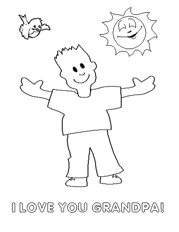 995 Unicorn I Love You Grandpa Coloring Pages for Adult