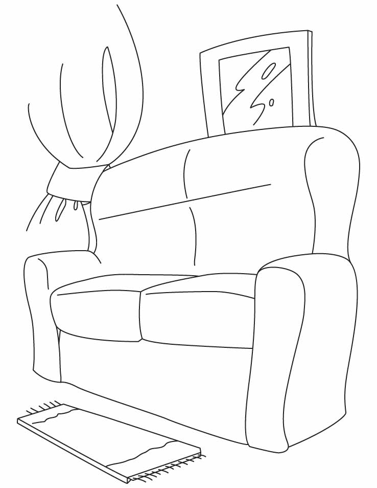 to couch Colouring Pages (page 2)