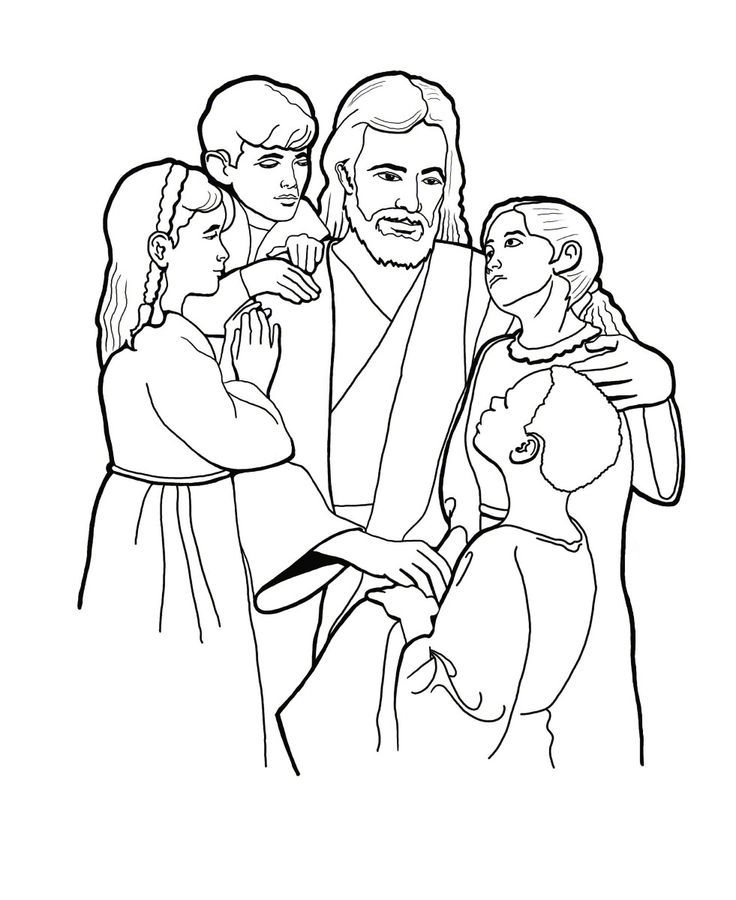 Lds Nursery Coloring Pages Coloring Home