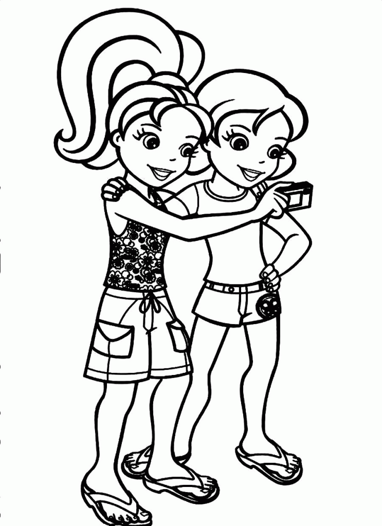 Simple Polly Pocket Coloring Pages - deColoring
