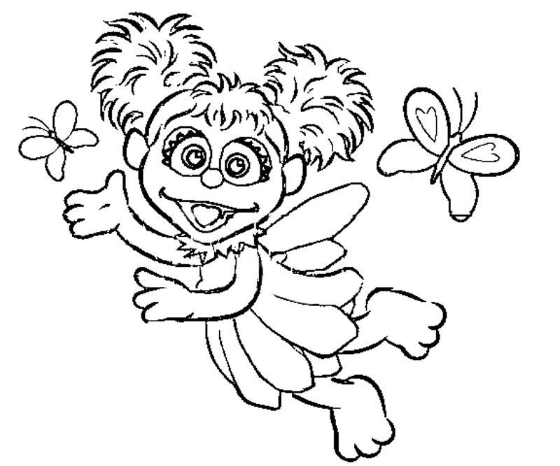 10 Abby Cadabby Coloring Page