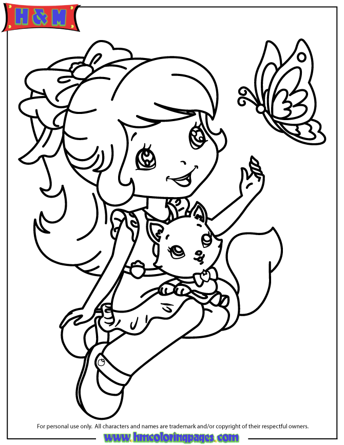 butterfly and rain Colouring Pages (page 2)