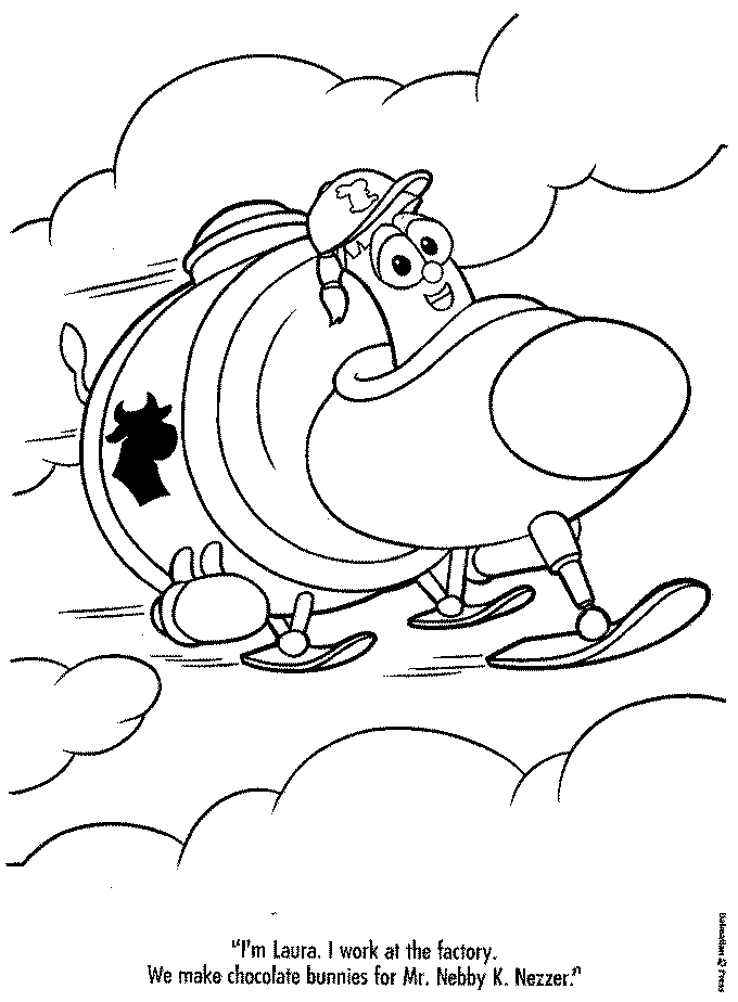 Image 19 Veggie Tales Christian Coloring Pages