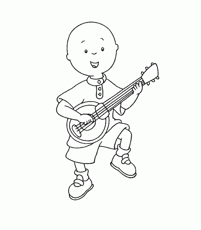 Caillou Coloring pages complete | Printable Coloring Pages