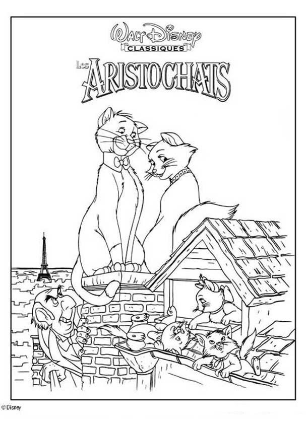 the aristocats coloring page - FunPict.com