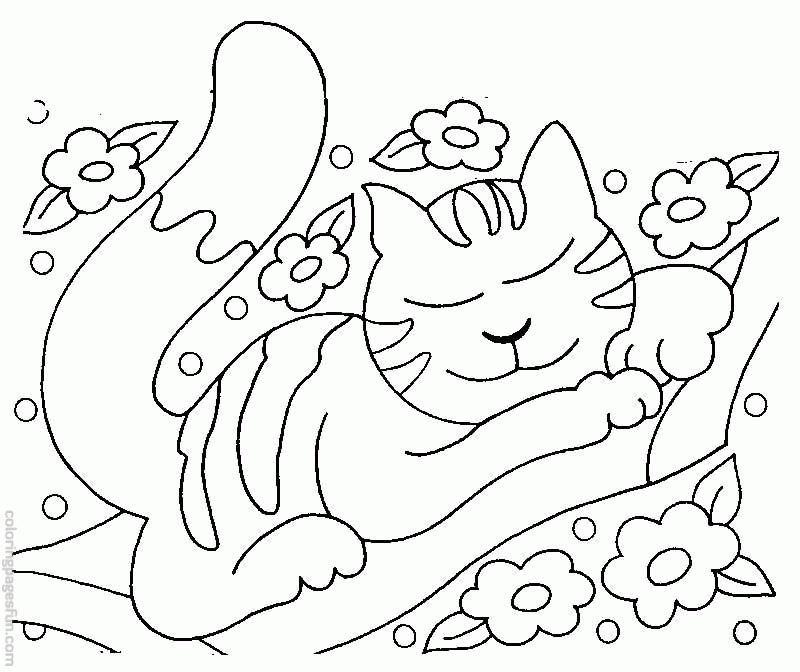 Cats and Kitten Coloring Pages 31 | Free Printable Coloring Pages 
