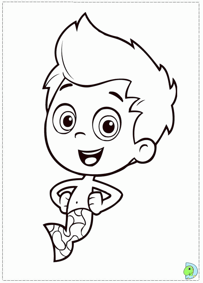 Bubble Guppies Coloring Page - Coloring Home