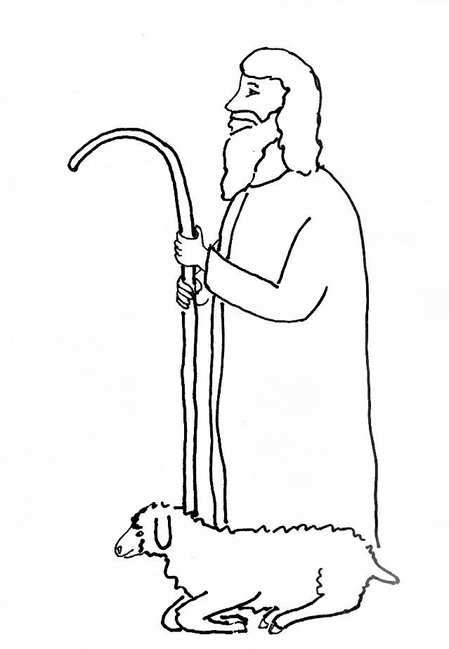 Bible Sheep Coloring Pages
