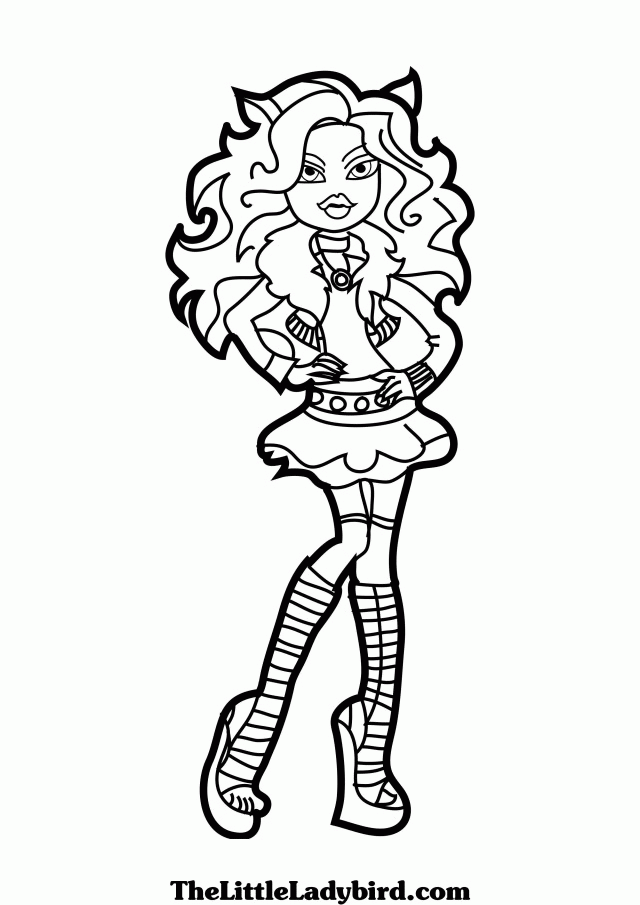 Image Search Monster High Coloring Pages Id 106418 Uncategorized 