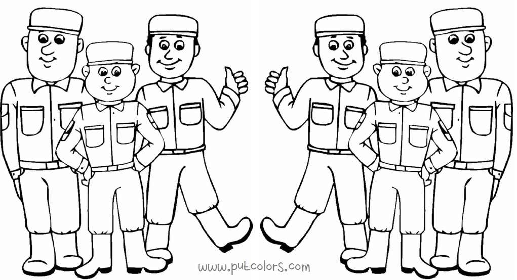 War Soldier Army coloring pages