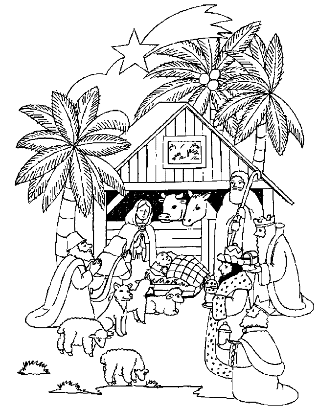 Three Wise Men Coloring Pages Three Wise Men