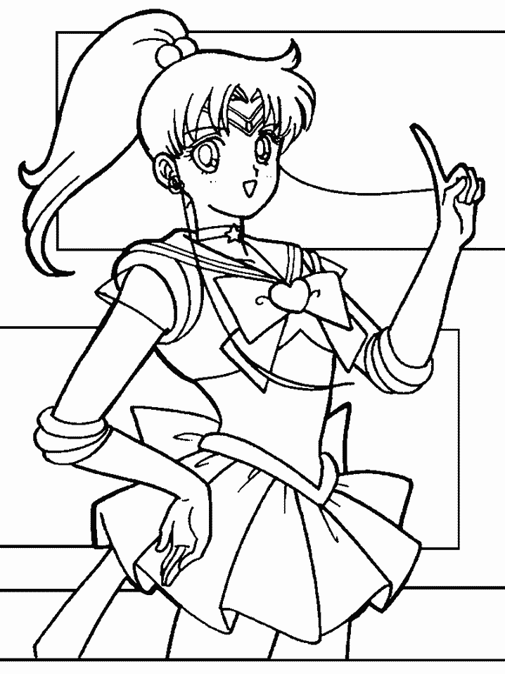 Sailor Jupiter Coloring Sheets