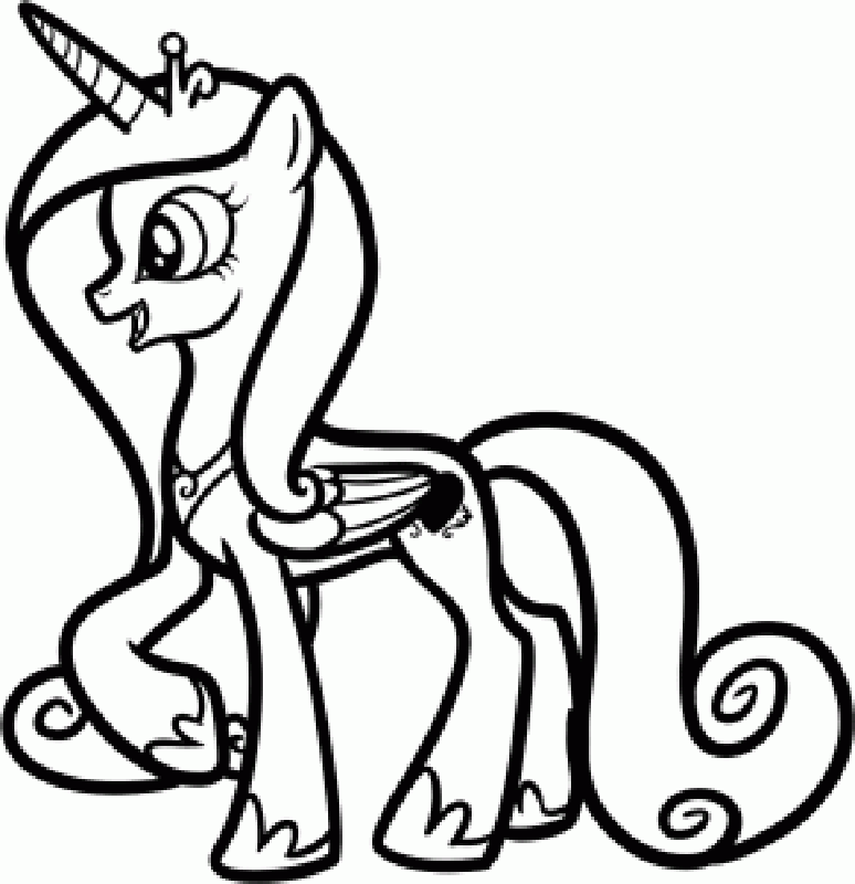 little pony cadence Colouring Pages (page 2)