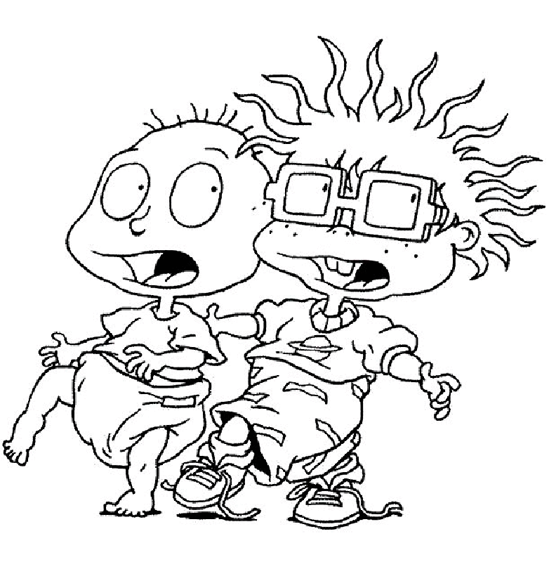 rugrats coloring pages