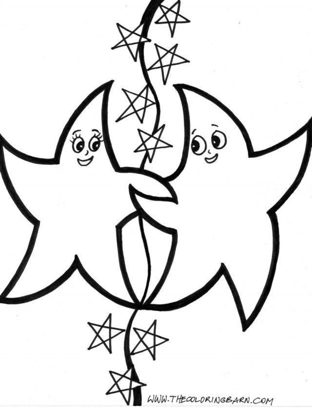 Little Twin Stars Coloring Pages - Coloring Home