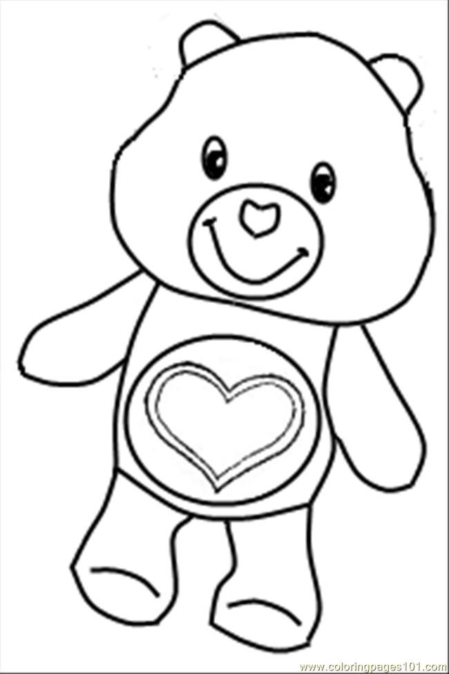 Care Bear Printable Coloring Pages 418 | Free Printable Coloring Pages
