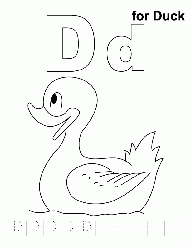 Rubber Duck Coloring Page