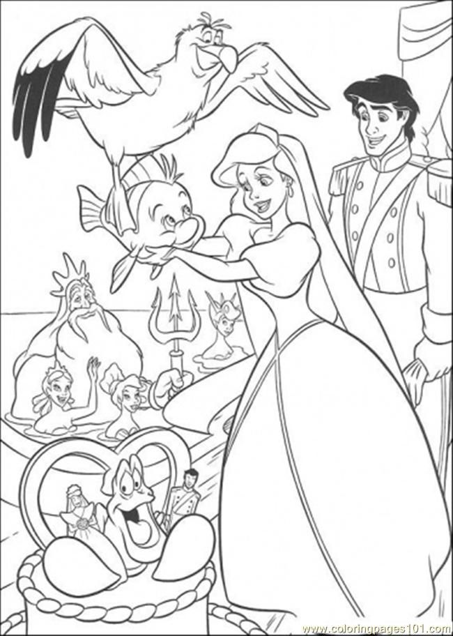 prince eric Colouring Pages (page 3)