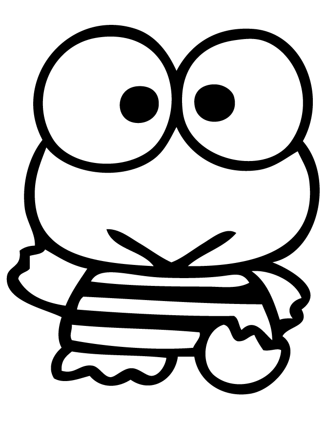 Free Printable Keroppi Coloring Pages | H & M Coloring Pages