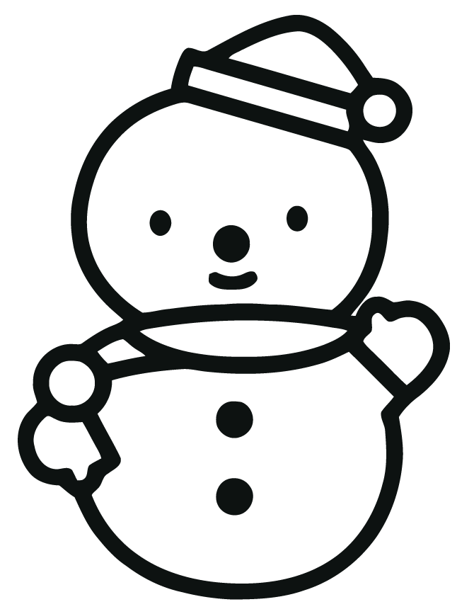 Free Printable Snowman Coloring Pages H & M Coloring