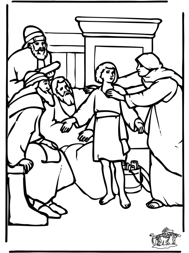 Boy Jesus At The Temple Coloring Page Coloring Pages