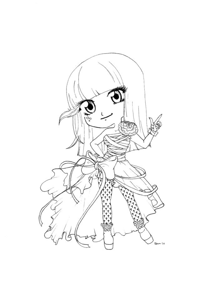 Chibi Coloring Pages Coloring Pages Coloring Pages For Kids 201092 