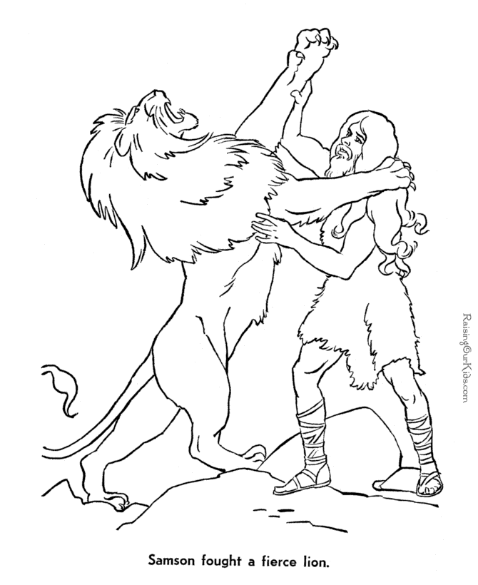 350 Unicorn Printable Coloring Pages Of Samson And Delilah for Adult