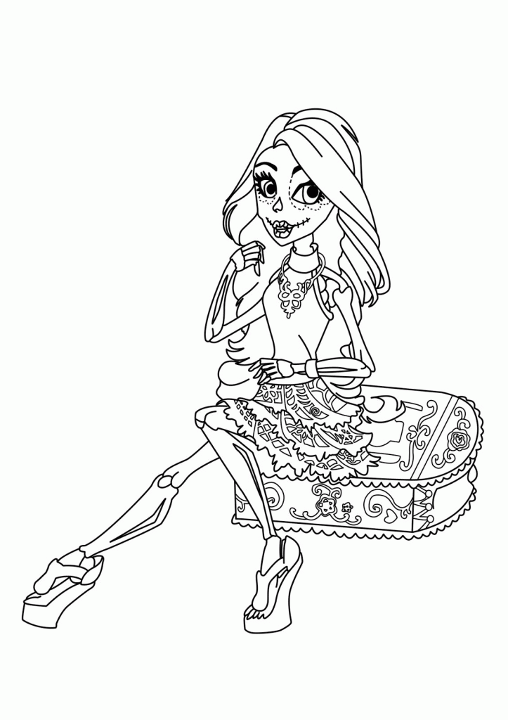 Monster High Printables - Coloring Home
