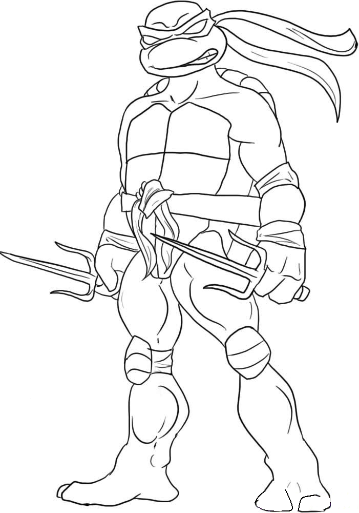 Ninja Turtles Coloring Page – 701×1000 Coloring picture animal and 