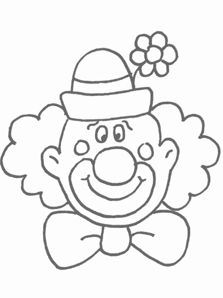 from clowns to print Colouring Pages