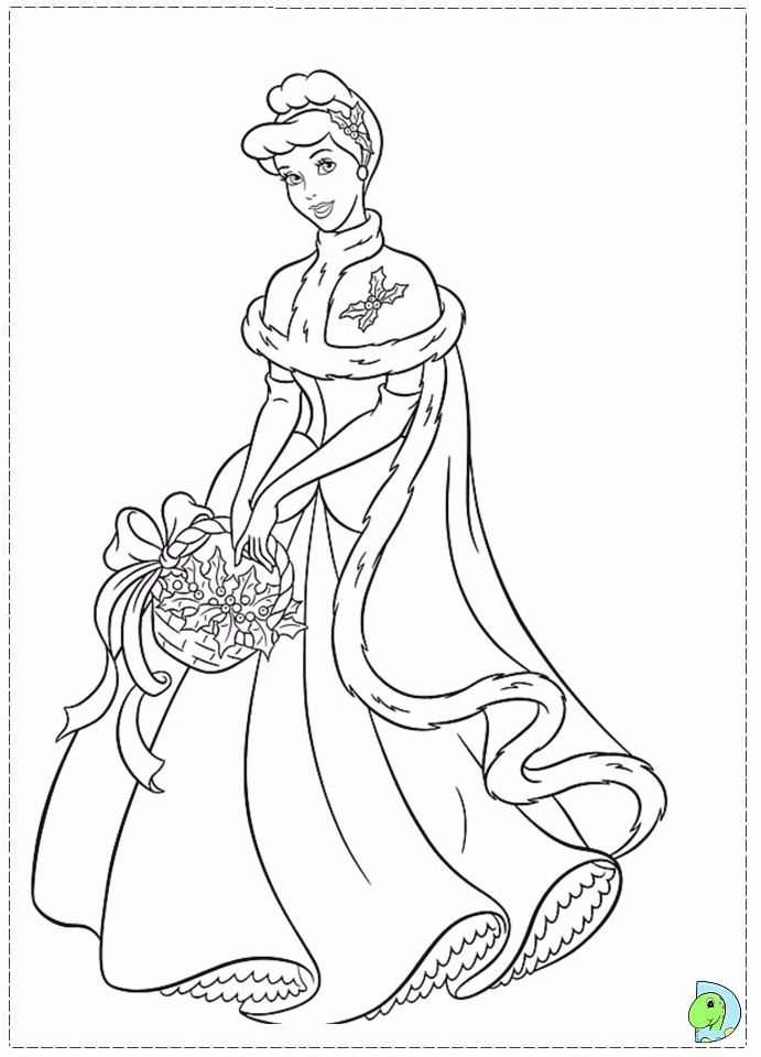 Disney Princess Christmas Coloring Pages - Coloring Home