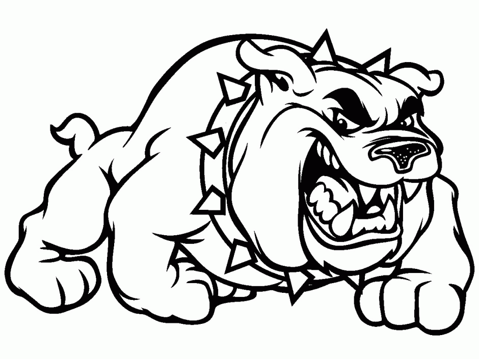Georgia Bulldog Coloring Pages Coloring Pages Coloring Pages For 