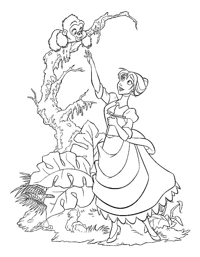 Coloring Page - Tarzan coloring pages 1