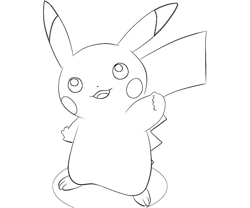Pikachu Coloring Pictures - Coloring Home