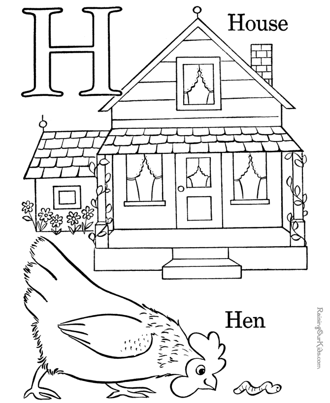 Bible Alphabet Coloring Pages - Coloring Home